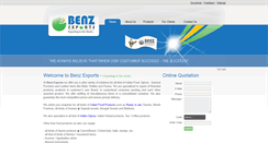 Desktop Screenshot of benzexports.com